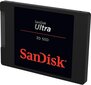 SanDisk ULTRA 3D 500GB SATA3 (SDSSDH3-500G-G25) цена и информация | Iekšējie cietie diski (HDD, SSD, Hybrid) | 220.lv