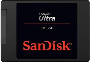 SanDisk ULTRA 3D 500GB SATA3 (SDSSDH3-500G-G25) cena un informācija | Iekšējie cietie diski (HDD, SSD, Hybrid) | 220.lv