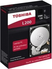 Toshiba L200 1TB SATA3 (HDWL110EZSTA) cena un informācija | Iekšējie cietie diski (HDD, SSD, Hybrid) | 220.lv