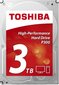 Toshiba P300 3TB 7200RPM 3.5" SATA (HDWD130UZSVA) cena un informācija | Iekšējie cietie diski (HDD, SSD, Hybrid) | 220.lv