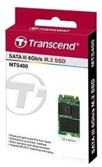 Transcend MTS400 32GB SATA3 (TS32GMTS400S) cena un informācija | Iekšējie cietie diski (HDD, SSD, Hybrid) | 220.lv