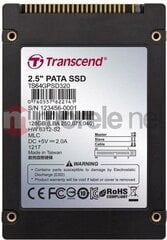 Transcend PSD330 64GB IDE (TS64GPSD330) цена и информация | Внутренние жёсткие диски (HDD, SSD, Hybrid) | 220.lv