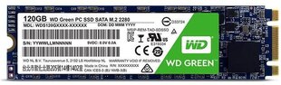 Western Digital Green 120GB SATA3 (WDS120G2G0B) цена и информация | Внутренние жёсткие диски (HDD, SSD, Hybrid) | 220.lv