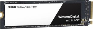 Western Digital WD Black 500GB PCIe x4 NVMe (WDS500G2X0C) cena un informācija | Iekšējie cietie diski (HDD, SSD, Hybrid) | 220.lv