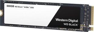 Western Digital WD Black 500GB PCIe x4 NVMe (WDS500G2X0C) цена и информация | Внутренние жёсткие диски (HDD, SSD, Hybrid) | 220.lv