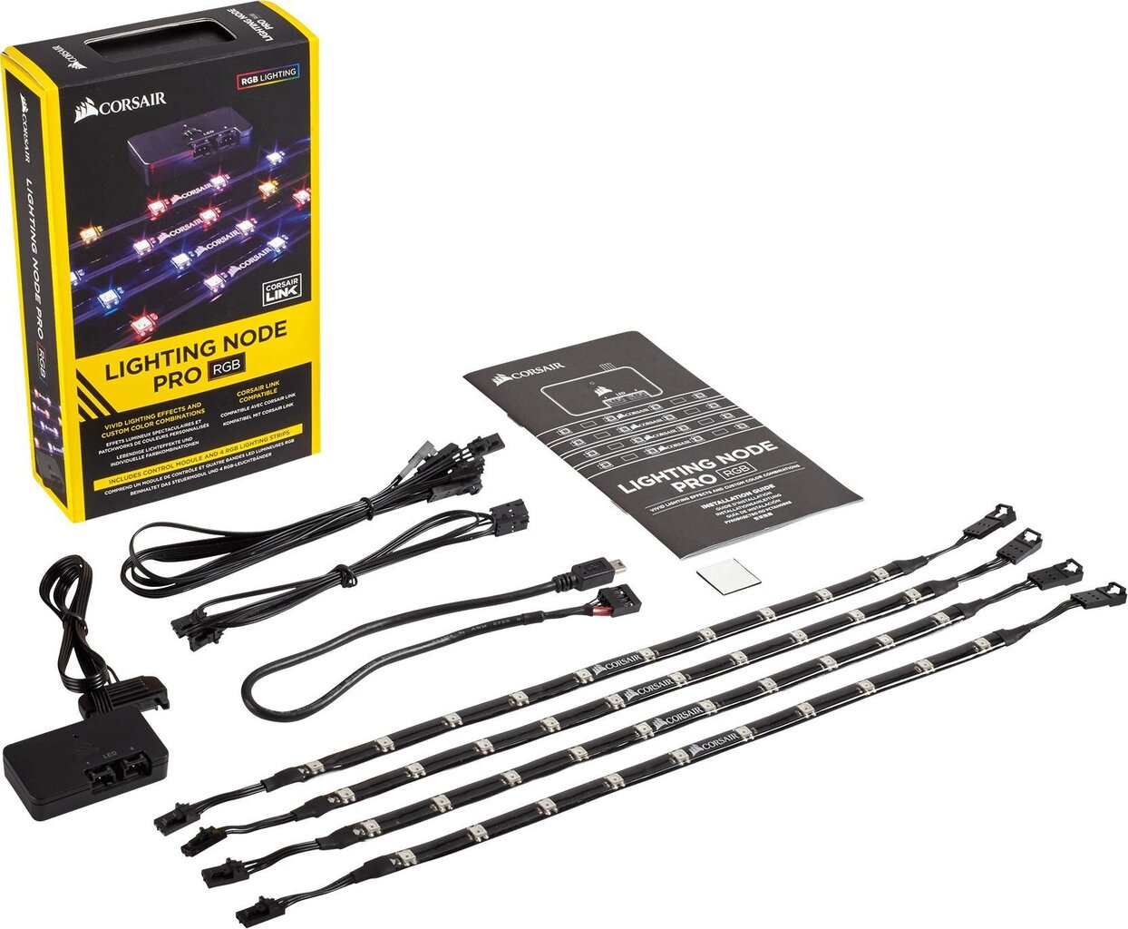 Corsair Lighting Node Pro USB 2.0 RGB LED (CL-9011109-WW) цена и информация | Piederumi korpusiem | 220.lv