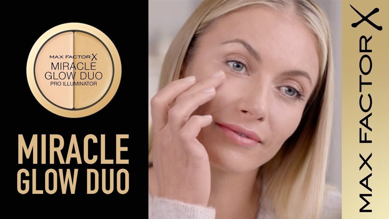 Spīdumu piešķirošs līdzeklis Max Factor Miracle Glow Duo Pro, 20 Medium, 11 g цена и информация | Bronzeri, vaigu sārtumi | 220.lv