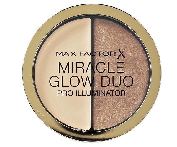 Spīdumu piešķirošs līdzeklis Max Factor Miracle Glow Duo Pro, 20 Medium, 11 g цена и информация | Bronzeri, vaigu sārtumi | 220.lv