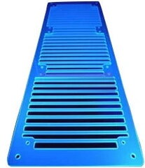 AC Ryan RadGrillz Stripes 3x120mm - Acryl UV Blue (ACR-RG20953) cena un informācija | Komponentu piederumi | 220.lv