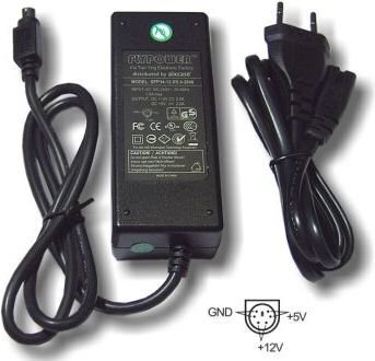 Aixcase Power adapter for 3.5" and 5" drives (AIX-PS34-6PIN) cena un informācija | Komponentu piederumi | 220.lv