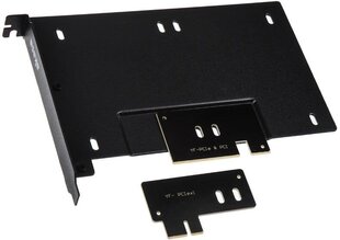 Akasa 2.5" SSD/HDD mounting bracket for PCIe/PCI slot (AK-HDA-10BK) цена и информация | Аксессуары для компонентов | 220.lv