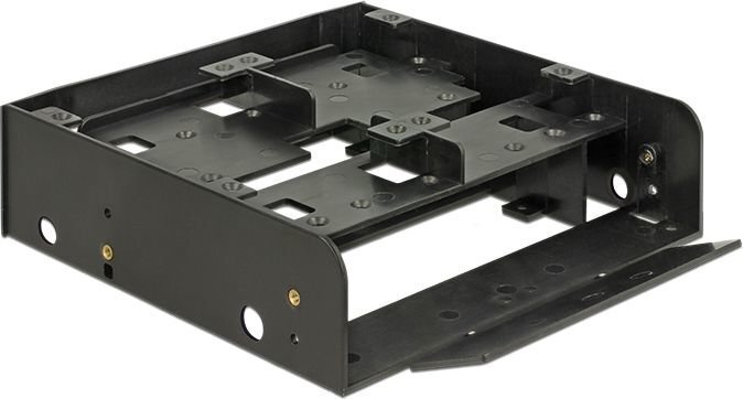 Delock 5.25″ Installation Frame for 1 x 3.5″ + 2 x 2.5″ hard drives (18000) cena un informācija | Komponentu piederumi | 220.lv