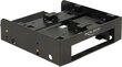 Delock 5.25″ Installation Frame for 1 x 3.5″ + 2 x 2.5″ hard drives (18000) cena un informācija | Komponentu piederumi | 220.lv