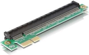 Delock PCIe Extension Riser Card x8 > x16 (89166) цена и информация | Аксессуары для компонентов | 220.lv