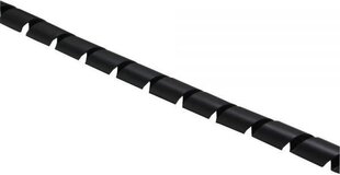 InLine Cable Gland / Spiral Wrapping Band 10m black 25mm (59946R) цена и информация | Аксессуары для компонентов | 220.lv