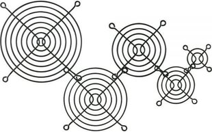 InLine решетка вентилятора металлическая 80x80 мм, черная (33378X) цена и информация | Внешний блок Startech S3510SMU33 | 220.lv