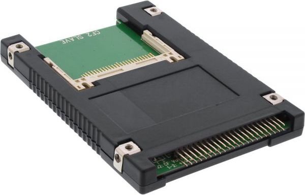 InLine IDE 2.5" Drive to 2x Compact Flash Adapter use CF cards as HDDs (76621I) цена и информация | Komponentu piederumi | 220.lv