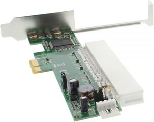 InLine PCI Interface Adapter to PCIe Interface Card use legacy PCI in modern PC (76616I) цена и информация | Аксессуары для компонентов | 220.lv