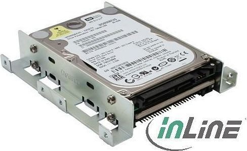 InLine Two 2.5" HDD / SSD to 3.5" HDD size Braket Kit only Bracket and Screws, Black (39950L) цена и информация | Komponentu piederumi | 220.lv