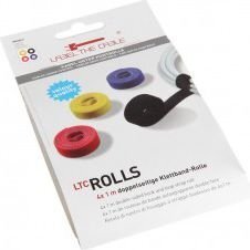 LABEL THE CABLE LTC 1230 Double-sided Rolls 4x 1m Colorful (LTC1230) cena un informācija | Komponentu piederumi | 220.lv