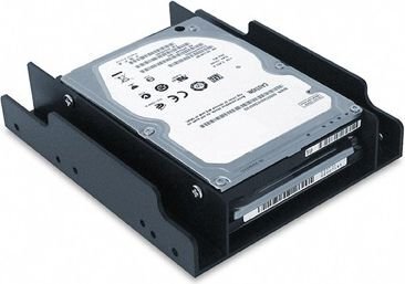 LC-Power Drive bay adapter for HDD or SSD: 3.5" to 2x 2.5" (LC-ADA-35-225) cena un informācija | Komponentu piederumi | 220.lv