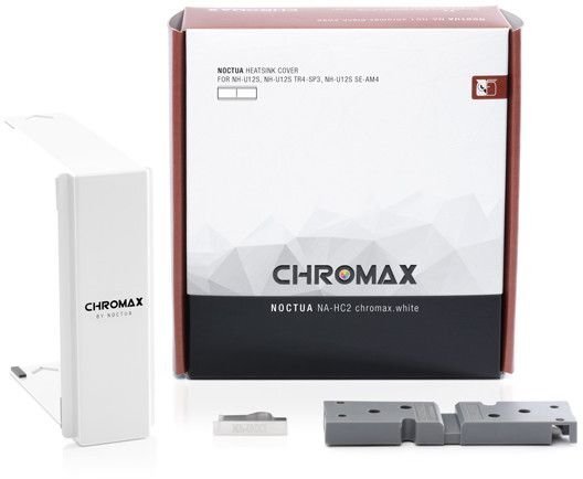 Noctua chromax.White heatsink Cover (NA-HC2) cena un informācija | Komponentu piederumi | 220.lv