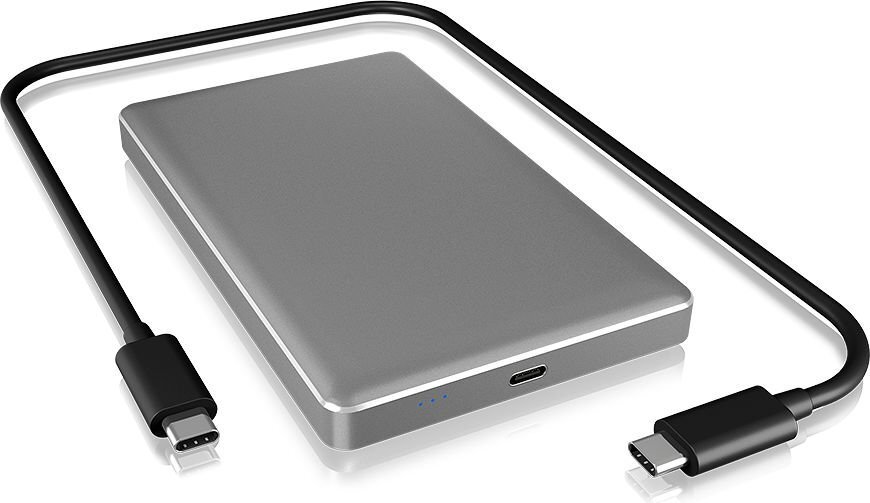 RaidSonic IcyBox 2.5" external HDD/SSD external enclosure (IB-245-C31-G) cena un informācija | Komponentu piederumi | 220.lv