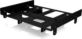 RaidSonic IcyBox internal 5.25'' mounting frame for 2.5" SSD/HDD disk (IB-AC652) цена и информация | Аксессуары для компонентов | 220.lv