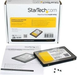 StarTech 2.5" SATA to Mini SATA SSD Adapter Enclosure (SAT2MSAT25) цена и информация | Аксессуары для компонентов | 220.lv