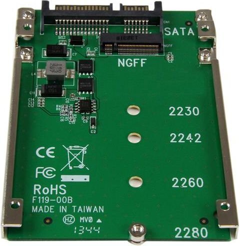 SATA Adapteris Cietajam Diskam (2,5 collu 7 mm) Startech SAT32M225 cena un informācija | Komponentu piederumi | 220.lv