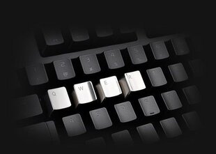 Thermaltake Metalcaps for MEKA keyboards, Metal QWER + ESC keys (EA-MTC-AKCSIL-QW) цена и информация | Аксессуары для компонентов | 220.lv