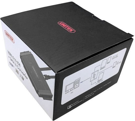 Unitek Y-3324 USB 3.0 - SATA II un IDE tilts (Y-3324) cena un informācija | Komponentu piederumi | 220.lv