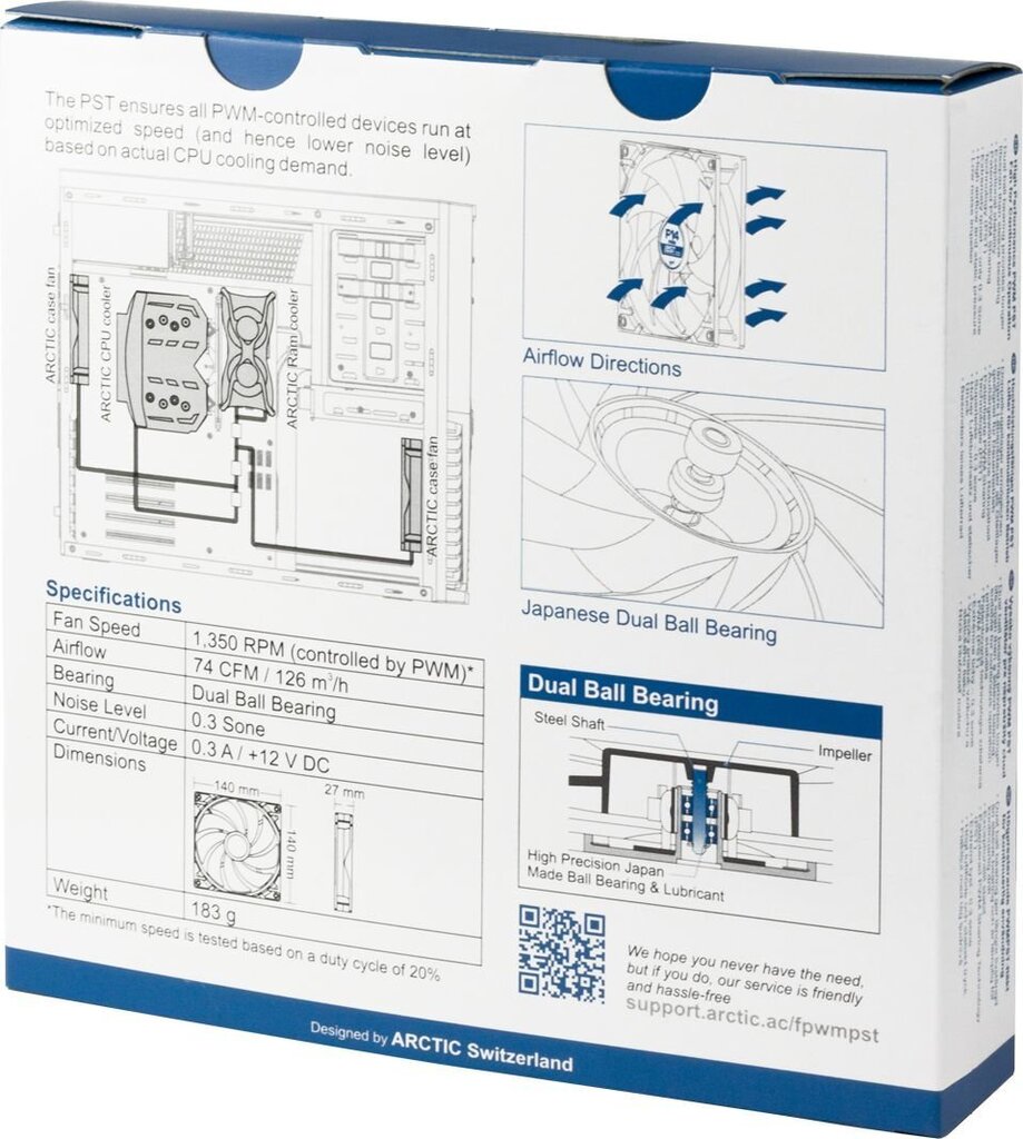 Arctic F14 PWM PST CO cena un informācija | Datora ventilatori | 220.lv