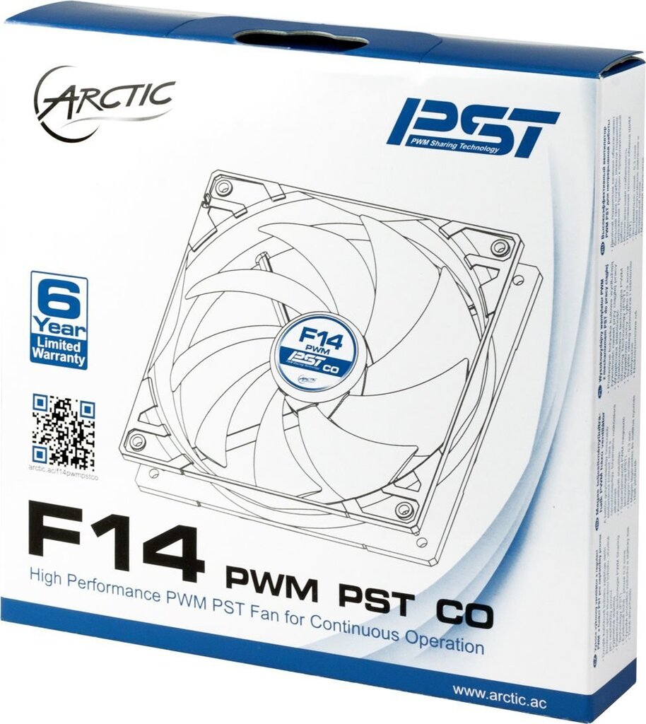 Arctic F14 PWM PST CO cena un informācija | Datora ventilatori | 220.lv