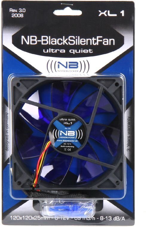 Noiseblocker BlackSilent XL1 ITR-XL-1 cena un informācija | Datora ventilatori | 220.lv