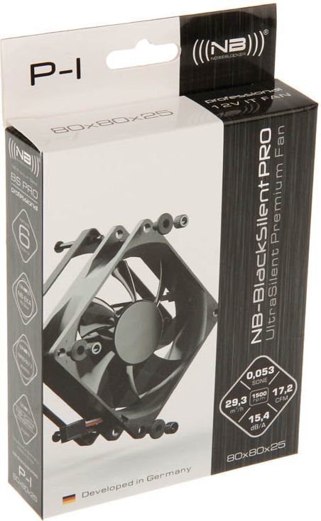 Noiseblocker BlackSilent Pro ITR-P-1 cena un informācija | Datora ventilatori | 220.lv