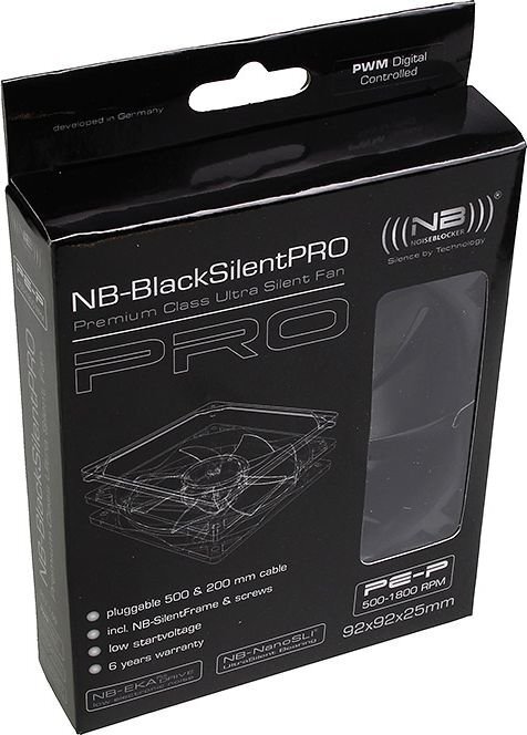 Noiseblocker BlackSilent Pro PE-P cena un informācija | Datora ventilatori | 220.lv