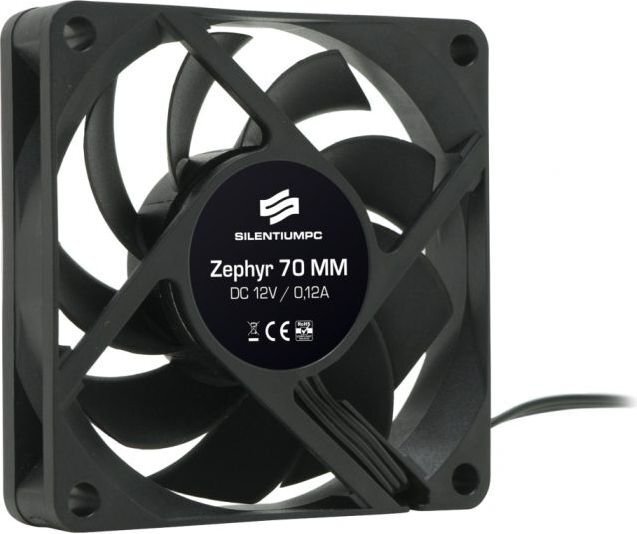 SilentiumPC Zephyr 70 SPC013 цена и информация | Datora ventilatori | 220.lv