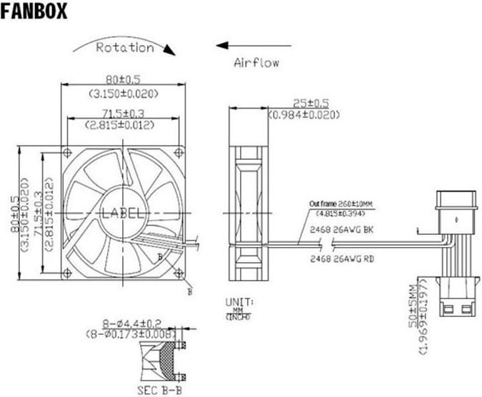 Kārbas ventilators Startech FANBOX цена и информация | Datora ventilatori | 220.lv