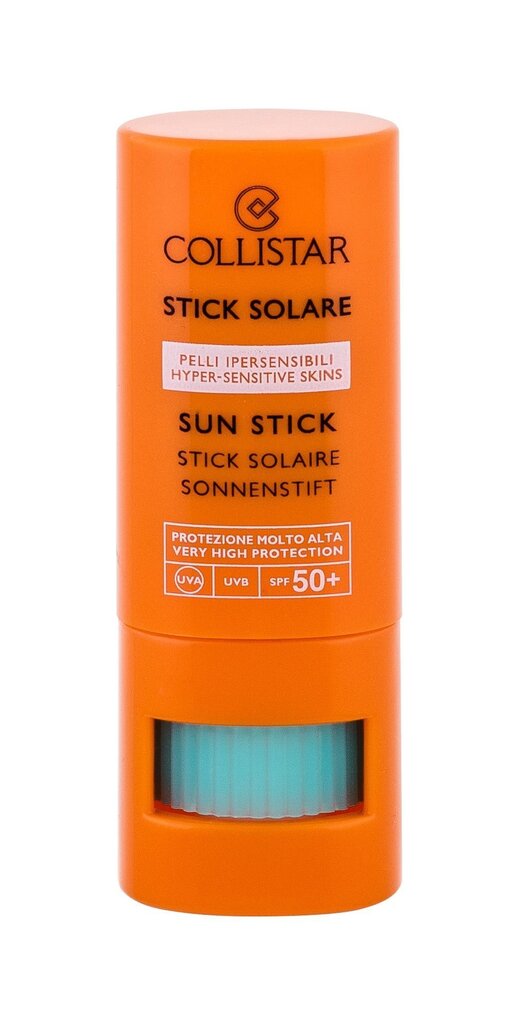 Aizsargājošs balzams Collistar Stick Solare SPF 50+ 8 ml cena un informācija | Sauļošanās krēmi | 220.lv