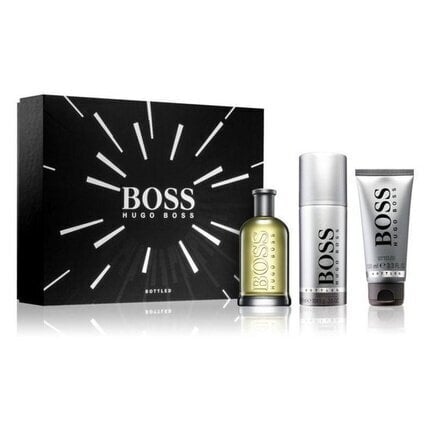 Komplekts Hugo Boss Boss Bottled: EDT vīriešiem 100 ml + dušas želeja 100 ml + izsmidzināmais dezodorants 150 ml cena un informācija | Vīriešu smaržas | 220.lv