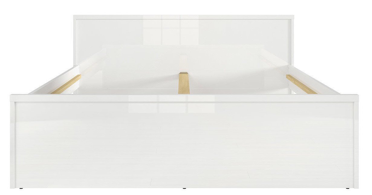 Gulta Pori, 160 x 200 cm, balta cena un informācija | Gultas | 220.lv