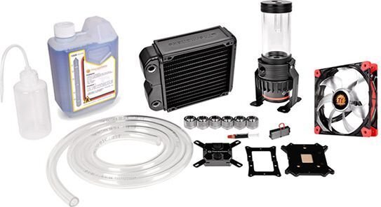 Thermaltake Pacific RL140 D5 Water Cooling Kit (CL-W072-CU00BL-A) цена и информация | Ūdens dzesēšana - komplekti | 220.lv