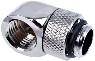 Alphacool 90 ° swivel fitting, 1/4", Chrome (17249) цена и информация | Водяное охлаждение - аксессуары | 220.lv