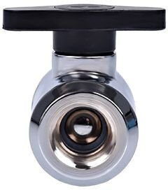 Alphacool ball valve, G1/4", Chrome (17141) cena un informācija | Ūdens dzesēšana - aksesuāri | 220.lv