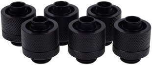 Alphacool Christmas tree connectors 1/4" - 16/10mm, 6 pieces Black (17234) cena un informācija | Ūdens dzesēšana - aksesuāri | 220.lv