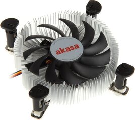 Akasa Low Profile Intel Socket Cooler (AK-CC7122BP01) цена и информация | Кулеры для процессоров | 220.lv