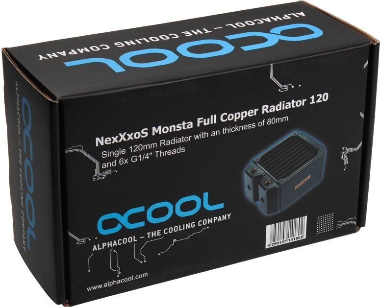 Alphacool Cooler NexXxoS Monsta 120 mm (35314) cena un informācija | Ūdens dzesēšana - aksesuāri | 220.lv