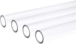 Alphacool HardTube tubes PETG, 80cm 13/10mm, clear, 4-pack (18512) цена и информация | Водяное охлаждение - аксессуары | 220.lv