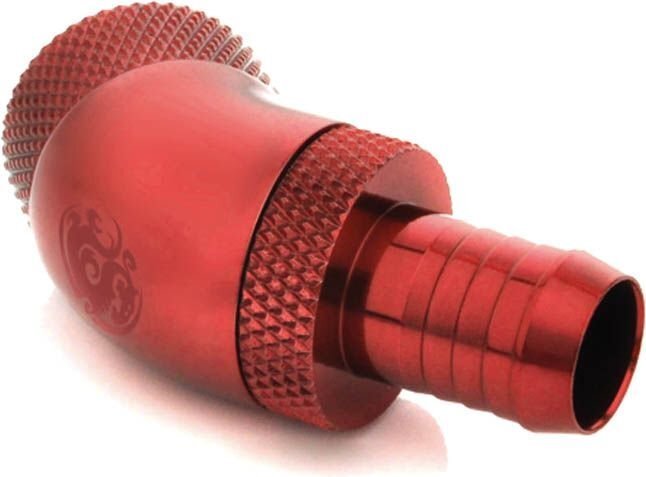 BitsPower 1/4", 10mm, Red (BP-DBR45R2II) cena un informācija | Ūdens dzesēšana - aksesuāri | 220.lv